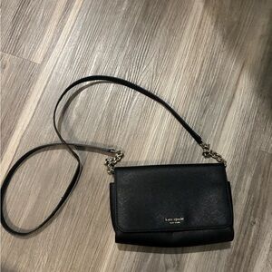 Kate Spade Sleek Black Crossbody Bag